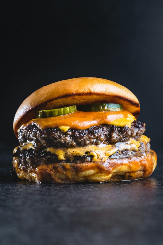 Dry-aged beef burger